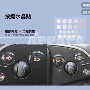 Model Y 煥新版 按鍵水晶貼